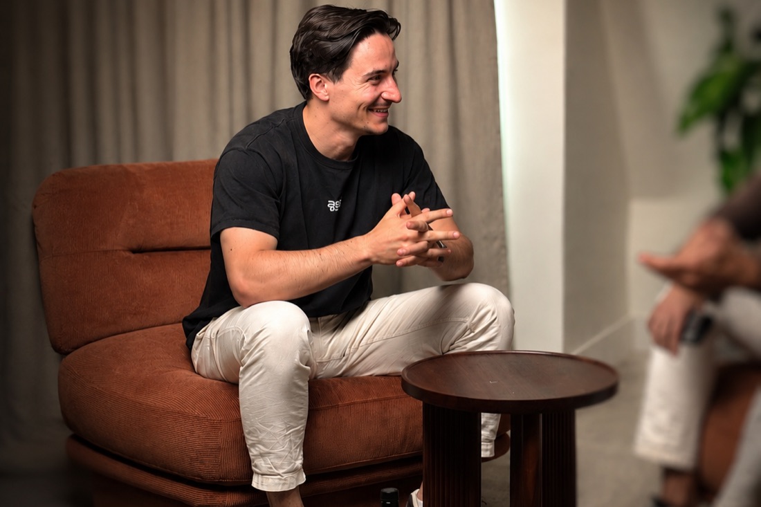 Max Guerois, en conversation